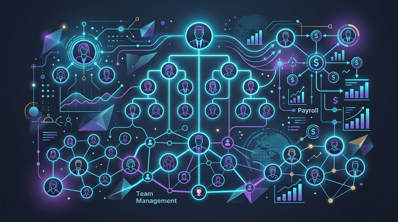 HR and Payroll vector art